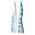 Game Skirt - 260/157 - White With Blue Bands & Red Line Over White