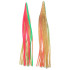 Game Skirt - 260/161 - Pink With Lime Green Line Over Gold Glitter