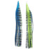 Game Skirt - 260/022 - Blue With Black Stripes Over Yellow Green