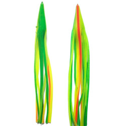 Tecni-Perline Game Skirt - 330/027 - Lime Over Chartreuse Orange Line