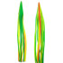 Tecni-Perline Game Skirt - 330/027 - Lime Over Chartreuse Orange Line