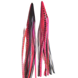 Game Skirt - 260/508 - Pink With Black Dots Over Clear Translucent