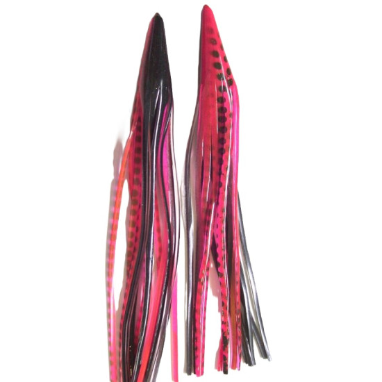 Game Skirt - 260/508 - Pink With Black Dots Over Clear Translucent