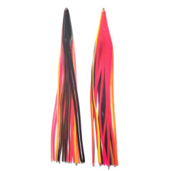 Game Skirt - 260/516 - Black Over Pink & Double Yellow Line