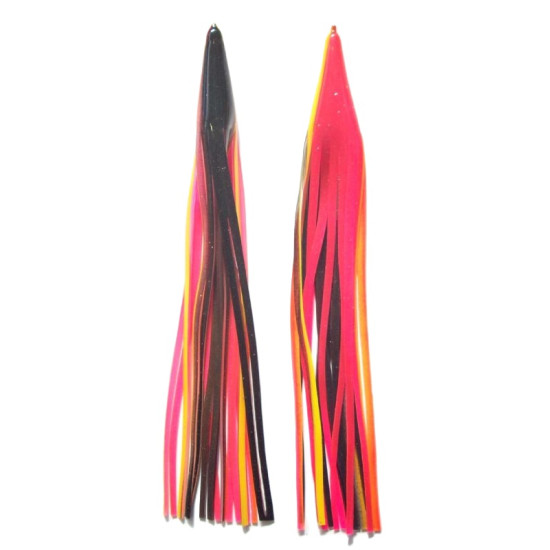 Game Skirt - 260/516 - Black Over Pink & Double Yellow Line