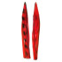 Game Skirt - 260/522 - Red With Black Bands & Black Line