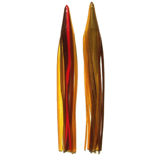 Game Skirt - 260/523 - Brown With Red Line Over Mustard Yellow