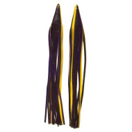 Game Skirt - 260/526 - Purple Over Black With Yellow Line