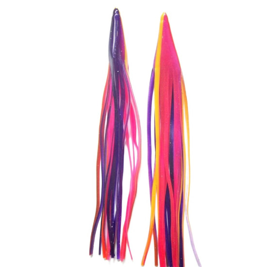 Game Skirt - 260/527 - Purple Over Pink With Double Yellow Line
