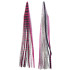 Game Skirt - 260/610 - Magenta & Black Stripes Over Silver Glitter & Black Line