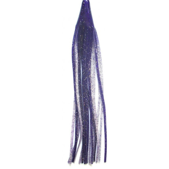 Game Skirt - 260/007 - Purple On Silver Glitter