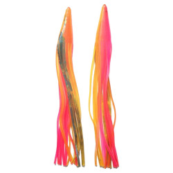 Game Skirt - 260/703 - Orange With Gold Aurora Over Pink