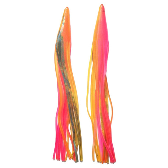 Game Skirt - 260/703 - Orange With Gold Aurora Over Pink