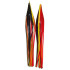 Game Skirt - 260/078 - Black Over Red With Yellow Line