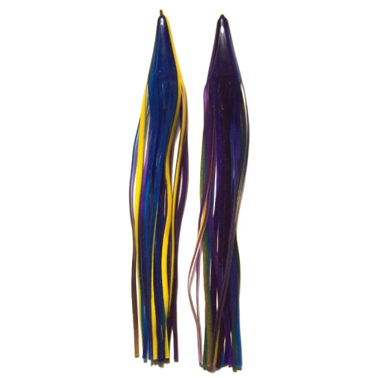 Game Skirt - 260/918 - Blue Over Purple With Two Yellow Lines