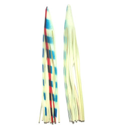 Game Skirt - 260/093 - Lumo White With Blue Bands & Red Line