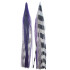 Game Skirt - 260/096 - Silver Glitter With Black Bands Over Purple
