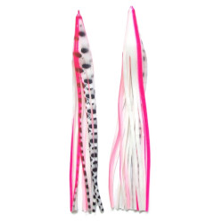 Game Skirt - 260/099 - White With Black Diamonds With Pink Line