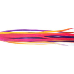 Tecni-Perline Game Skirt - 330/527 - Purple Over Pink Double Yellow Line