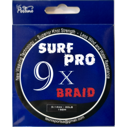 Tecni-Perline Superbraid Surf Pro Multi-Colour 150m x 10Lb