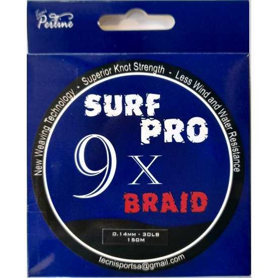 Tecni-Perline Superbraid Surf Pro Multi-Colour 300m x 50Lb