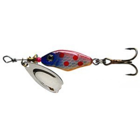 Spin Deep Willy Blue/White/Red Dots 15g